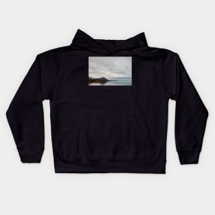 Cloudy Snaefellsnes Coast Kids Hoodie